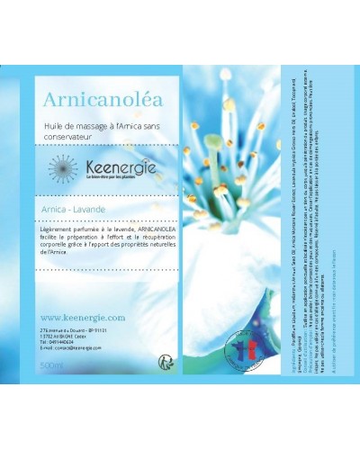 Arnicanoléa huile de massage arnica récupération préparation musculaire